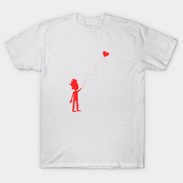 Unraveling Heart T-Shirt by Mitchell2099